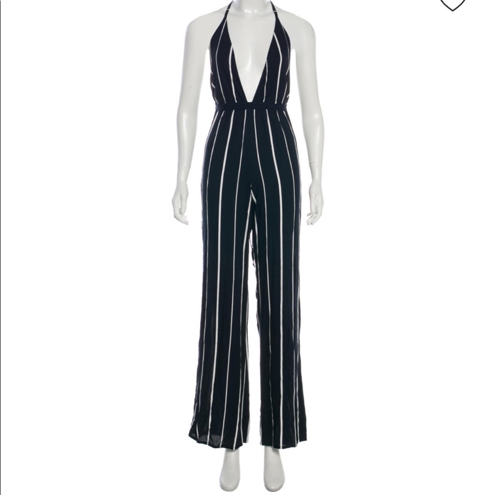 Faithful The Brand navy and white jumpsuit!